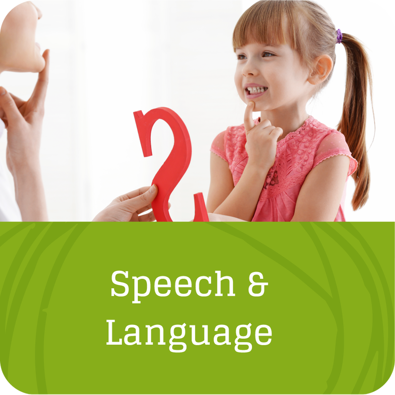 girl receiving speech therapy